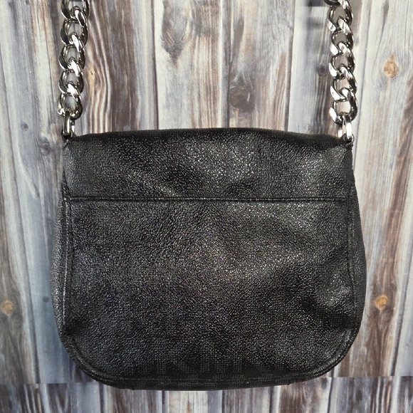 Michael Kors Black Pebble Leather Crossbody Bag - Picture 2 of 7